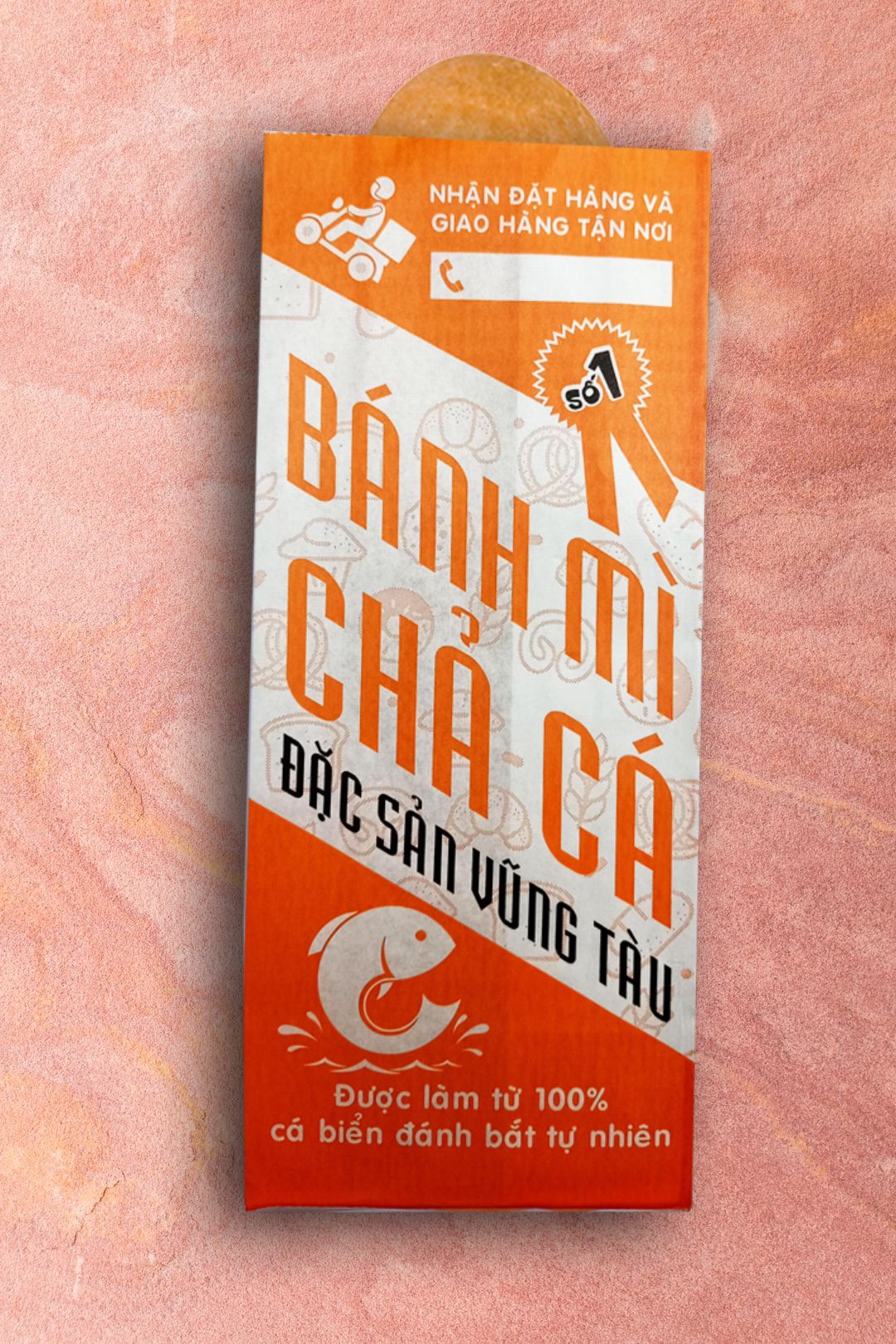 In 2000 túi đựng bánh mì ở Quảng Ngãi (mã tbm_2475) giấy thực phẩm nhanh chóng