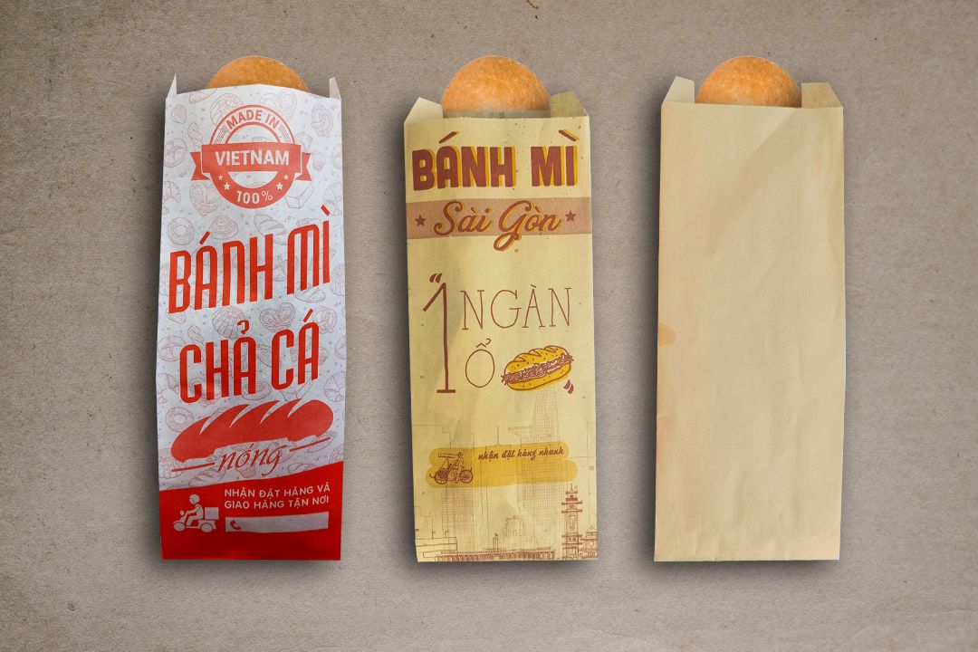 In 2000 túi đựng bánh mì ở Quảng Ngãi (mã tbm_2475) giấy thực phẩm nhanh chóng
