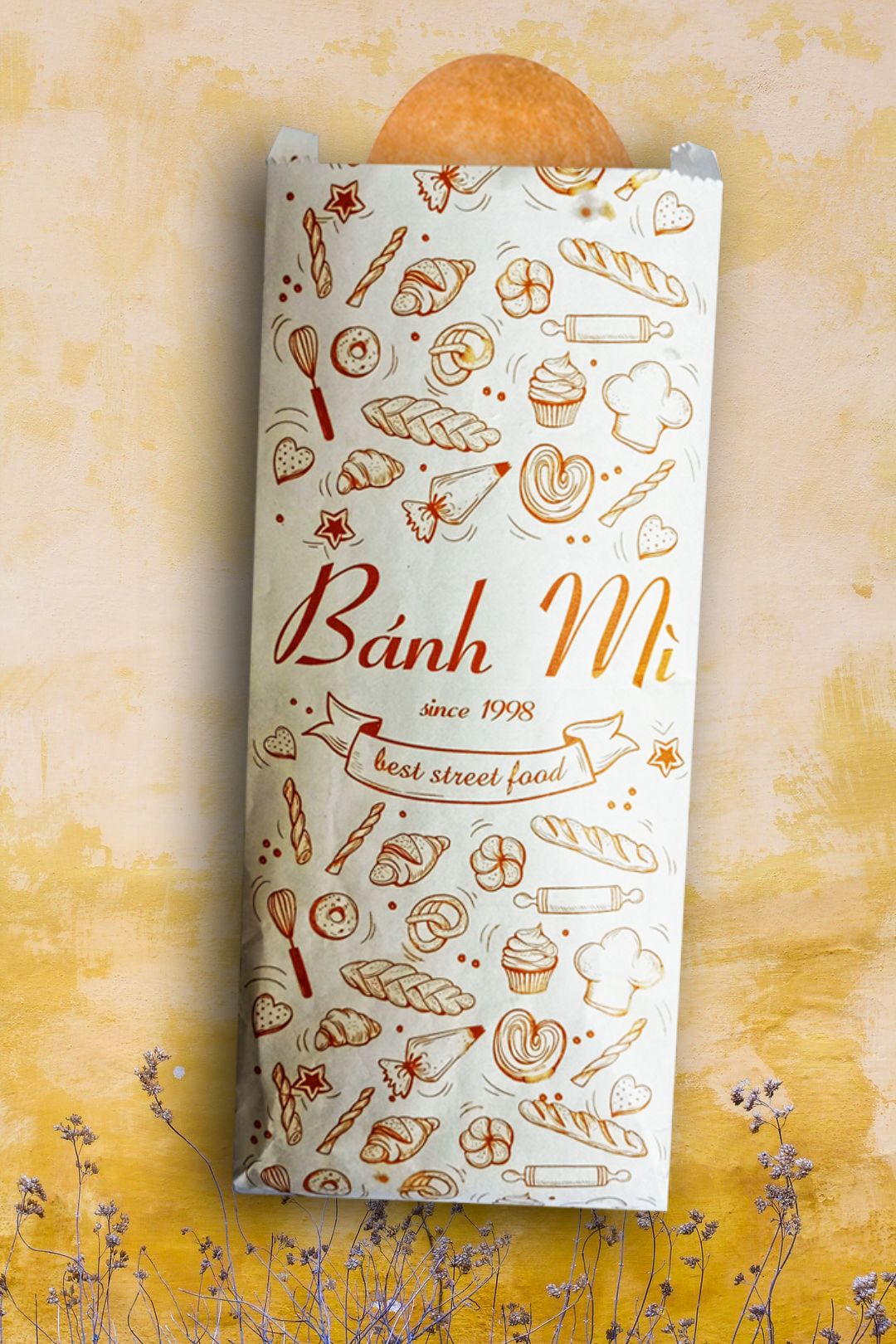 In 90000 bao đựng bánh mì ở Quảng Ngãi (mã tbm_4288) giấy MG đẹp và giá rẻ