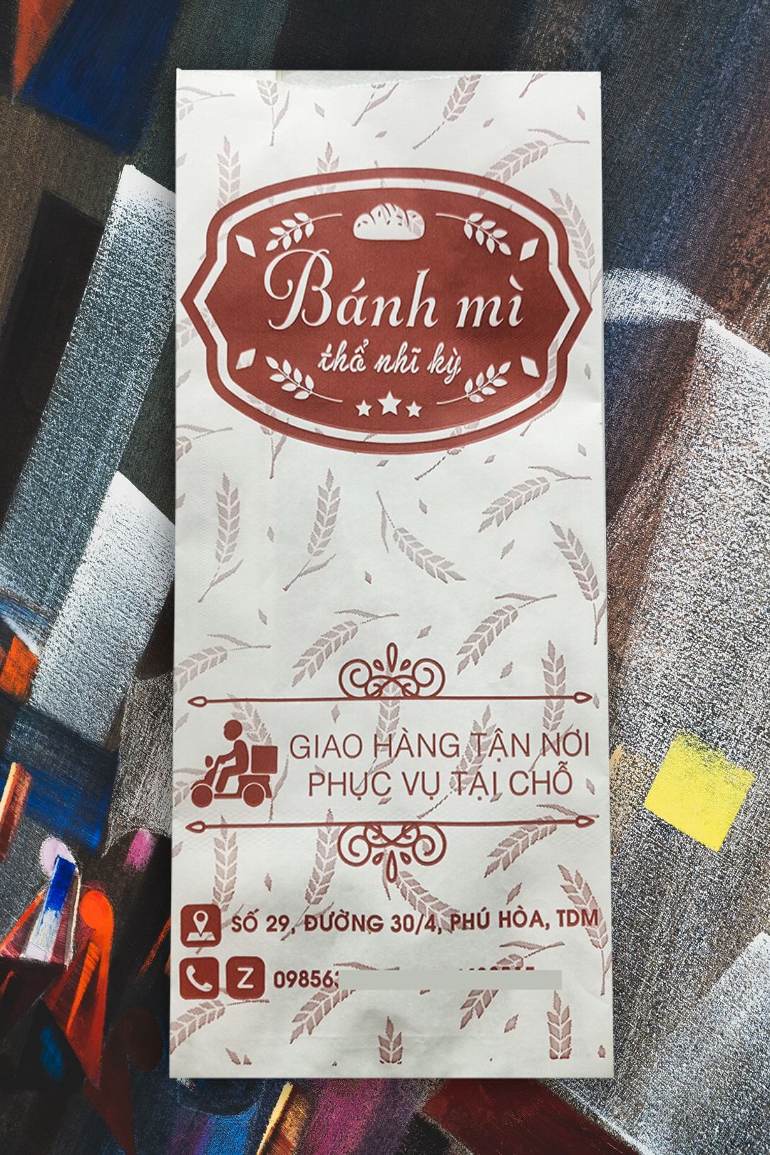 In 9000 bao đựng bánh mì ở Quảng Ngãi (mã tbm_454) giấy Kraft theo yêu cầu